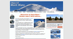 Desktop Screenshot of objectif-mont-blanc.com