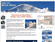 Tablet Screenshot of objectif-mont-blanc.com